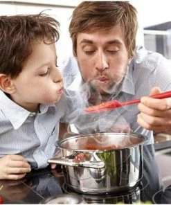 Hete verkoop ⭐ Vicloon Siliconen Keukenhulpen, 6 Stuks Siliconen Spatels Bevatten Soeplepel, Bakborstel, Spatel, Hittebestendig & Anti-aanbak, Een Kern Van Roestvrij Staal En Naadloos Eendelig Design (rood) ???? -Bourgogne Shop 550x397