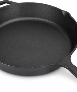 Hete verkoop ⌛ Navaris Gietijzeren Koekenpan - Braadpan Van Gietijzer - Ronde Skillet - Geschikt Voor Alle Warmtebronnen - Ø 30 Cm - Ovenbestendig Tot 260 Graden ???? -Bourgogne Shop 550x407 2
