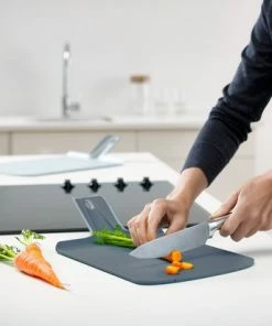 Top 10 ???? Joseph Joseph - Chop 2 Pot - Editions Sky - Snijplank - Opvouwbaar - Set Van 2 Stuks - Blauw / Grijs ???? -Bourgogne Shop 550x412 39