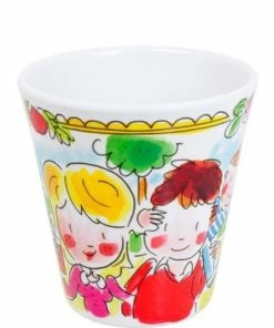 Promo ⭐ Blond Amsterdam - Even Bijkletsen - Beker - Love - 0,2L - Melamine ???? -Bourgogne Shop 550x412 45