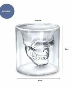 Beste Pirce ???? Aretica Shotglaasjes Skull Gift Set Van 4 - Borrelglaasjes - Shot Glaasjes - Vaatwasserbestendige Shotglazen - Shotglas - Drankspel - Glazen Borrelglas - Inhoud 25 Ml - Ø 4.7cm - Transparant ✔️ -Bourgogne Shop 550x412 67