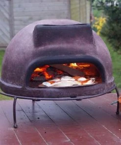 Uitgang ???? Mexico Trade - Sol Y Yo Sol-y-Yo Houtgestookte Toscaanse Stenen Pizza Oven 52CM ???? -Bourgogne Shop 550x412 77