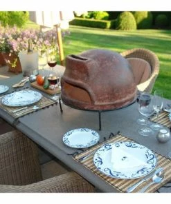 Uitgang ???? Mexico Trade - Sol Y Yo Sol-y-Yo Houtgestookte Toscaanse Stenen Pizza Oven 52CM ???? -Bourgogne Shop 550x412 78