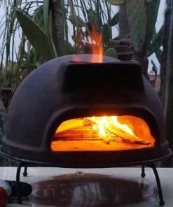 Uitgang ???? Mexico Trade - Sol Y Yo Sol-y-Yo Houtgestookte Toscaanse Stenen Pizza Oven 52CM ???? -Bourgogne Shop 550x412 79