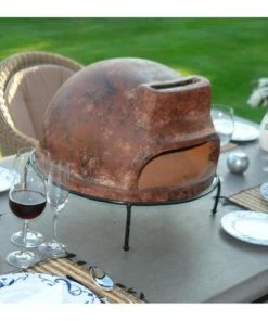 Uitgang ???? Mexico Trade - Sol Y Yo Sol-y-Yo Houtgestookte Toscaanse Stenen Pizza Oven 52CM ???? -Bourgogne Shop 550x412 80