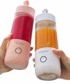 Goedkoopste ???? Merkloos Draagbare Mini Blender - USB Oplaadbaar - Draadloos - Wit - 350ml ???? -Bourgogne Shop 550x423 1