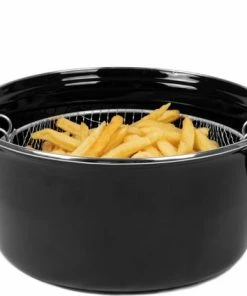 Groothandel ???? Sareva Frituurpan / Oliebollenpan / Braadpan - Emaille - ø 24 Cm / 3 Liter ???? -Bourgogne Shop 550x424 1