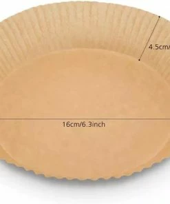 Beste deal ⭐ Mariv® Airfryer Bakpapier 100 Stuks - Airfryer Accessoires - Bakpapier Airfryer - Airfryer Bakjes - Wegwerpbakjes Airfryer - 16 Cm - Bakpapier ⭐ -Bourgogne Shop 550x431 3