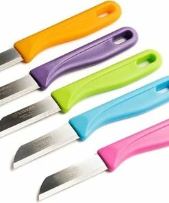 Hete verkoop ???? RÖR Solingen Schilmesje Aardappelmesje - RVS Glad - 16 Cm - Mix Kleur - 10 Stuks ???? -Bourgogne Shop 550x432 2