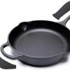 Hete verkoop ???? Belluci - Ø26cm - Gietijzeren Pan - Skillet - Koekenpan Geschikt Voor Alle Warmtebronnen BBQ En Inductie Incl. Accessoires - Hapjespan - Braadpan ????