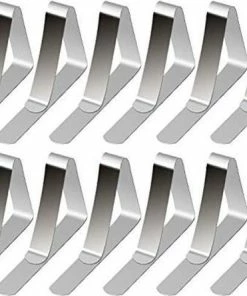 Goedkoopste ???? Brakel & Zwaan Products 12 Stuks Luxe RVS Tafelkleed Klemmen Voor Tafels Tot 3.5cm Dikte, Tafellaken Houder, Tafelkleedgewicht, Tafel Accessoires ????