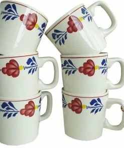 Nieuw ???? Boerenbont Mok "ROELAND" - 6 Stuks - ✨