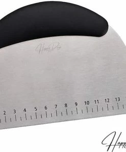 Coupon ???? Happy - Days Happy Days - Deegschraper - RVS - Zwart ???? -Bourgogne Shop 550x447