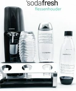 Groothandel ⌛ Sodafresh - Premuim Flessenhouder En Afdruiprek Voor Alle Sodastream Flessen - 100% Roestvrij Staal ⌛ -Bourgogne Shop 550x452