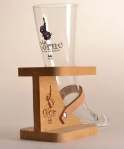 Begroting ???? La Cornue La Corne Bierglas - 33cl - Origineel Glas Van De Brouwerij - Nieuw ⌛
