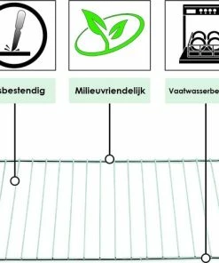 Flash-uitverkoop ⭐ ICQN Bakplaat En Rooster Set Voor Oven - 422x375x30 Mm ???? -Bourgogne Shop 550x486 1
