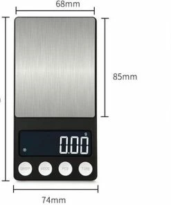 Coupon ???? Opline Precisie Weegschaal Keuken - Digitaal CX-186 - 0,01 Tot 200 Gram - Milligram Nauwkeurig Schaal Sieraden Balance Gram Gewicht ???? -Bourgogne Shop 550x497 3