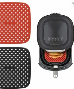 Aanbiedingen ???? Merkloos Bakmat Airfryer - Herbruikbaar – Bakpapier Airfryer - Anti Aanbakmat - Vierkant - Airfryer Mat - Grilmat - Luchtfriteuse - Airfryer Accessoires - Perspicuas Mat ⌛