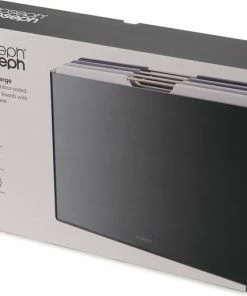 Nieuw ???? Joseph Joseph JosephJoseph - Folio - Snijplank - In Houder - Groot - Set Van 5 Stuks - Grijs ???? -Bourgogne Shop 550x508
