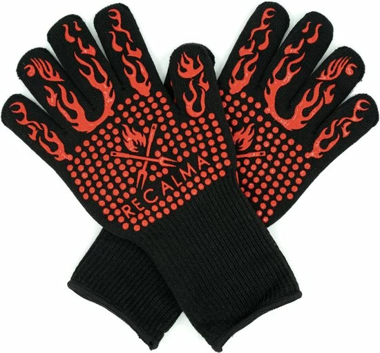 Gloednieuw ???? Recalma Hittebestendige Ovenwanten & Barbecuehandschoenen - Rood - Tot 800 °C - 2 Stuks - BBQ - Inclusief Ophanghaak ???? 1 Gloednieuw ???? Recalma Hittebestendige Ovenwanten & Barbecuehandschoenen - Rood - Tot 800 °C - 2 Stuks - BBQ - Inclusief Ophanghaak ????