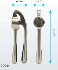 Uitgang ???? SOEM Products SOEM© Knoflookpers Met Ergonomische Handgreep Ook Geschikt Voor Gember - RVS - Horeca Kwaliteit - Nikkel | Black Friday 2022 - Sinterklaas - Kerst ???? -Bourgogne Shop 550x516 1