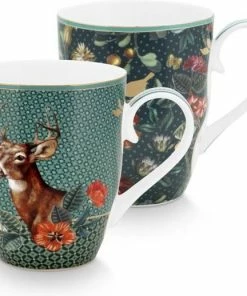 Beste recensies van ???? Pip Studio Mokken - Winter Wonderland - Groen - Porselein - 2 Stuks - 350ml - Giftbox ???? -Bourgogne Shop 550x518 6