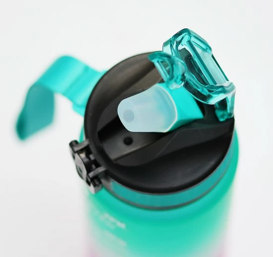 Kopen ✨ Sahara Sailor - Waterfles 1 Liter - Motivatie - Tijdsmarkering - Lekvrij - Mint Roze ???? 2 Kopen ✨ Sahara Sailor - Waterfles 1 Liter - Motivatie - Tijdsmarkering - Lekvrij - Mint Roze ???? - Afbeelding 2