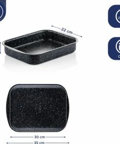 Begroting ???? Westinghouse Ovenschaal Braadslede - Ø 30 Cm - Zwart Marmer ???? -Bourgogne Shop 550x520 6