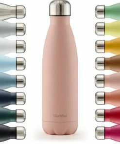 Uitgang ???? Blumtal Thermosfles - Met Dubbele Wand - Thermosbeker Koffie, Thee En Koele Dranken - Travel Mug - 750ml - Mellow Rose - Roze ????