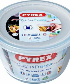 Groothandel ???? Pyrex - Cook & Freeze Schaal Rond 15 X 7cm - Transparant ???? -Bourgogne Shop 550x523 3