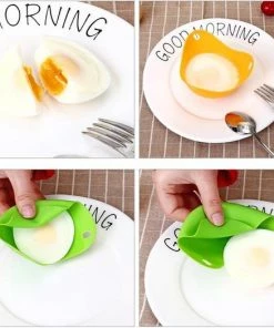 Korting ???? Merkloos Ei Pocheerder - Siliconen BPA Vrij - Eieren Pocheren - Eierkoker - Egg Benedict - Keuken Accessoire ???? -Bourgogne Shop 550x525 2