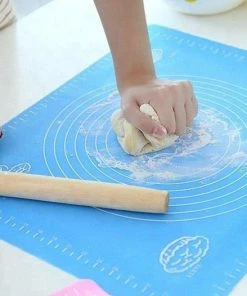 Promo ???? Lea Siliconen Bakplaat Deegmat Bakmat Cake Oven Mat Bak Hittenbestendig Met Maten Maat Cirkels 50*40cm ✔️ -Bourgogne Shop 550x526