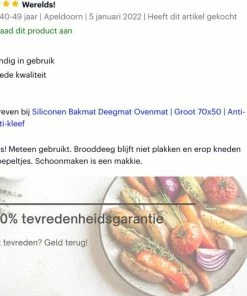Goedkoop ???? Nova Design Siliconen Bakmat Deegmat Ovenmat XL | Groot Formaat 70x50 Cm ???? -Bourgogne Shop 550x532 10