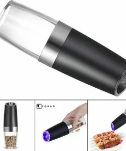 Beste recensies van ✨ RSQUAD® - Elektrische Zout Pepermolen - 1x Automatische Peper Zoutmolen - Kruidenmolen - Met Blauw LED Licht - Zwart ✔️ -Bourgogne Shop 550x533 2