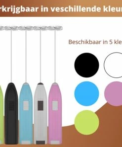 Hete verkoop ???? Earkings Melkopschuimer - Melkopschuimer Elektrisch Voor Heerlijk Melkschuim - Eenvoudige En Makkelijke Melkschuimer - Melkopschuimer Handmatig Wit ⌛ -Bourgogne Shop 550x533 9