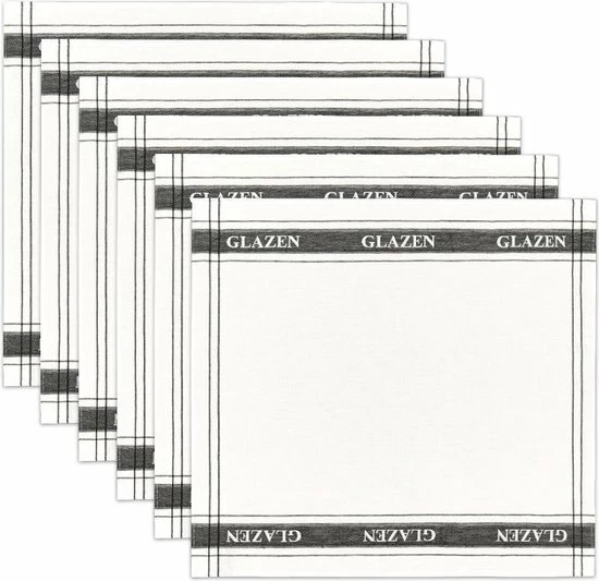 Beste deal ???? DDDDD Glazendoek / Poleerdoek - White - 6 Stuks ???? 5 Beste deal ???? DDDDD Glazendoek / Poleerdoek - White - 6 Stuks ???? - Afbeelding 5