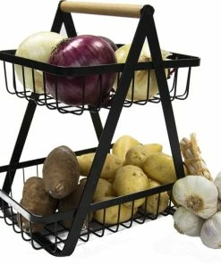 Nieuw ⌛ Chefs Cuisine Capsulehouder - Capsulehouder Nespresso - Capsulehouder Dolce Gusto - Opbergmand - Aanrecht Organizer – Zwart Roestvrij Staal ⌛ -Bourgogne Shop 550x534 1