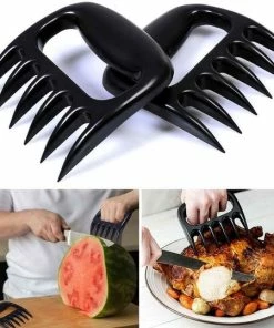 Coupon ???? Merkloos Meat Claws - Vlees Klauwen Houder Pulled Pork - Vleesvork - Vlees Draaier - BBQ Barbecue Accessoire Gereedschap - 2 Stuks ???? -Bourgogne Shop 550x539 5