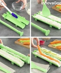 Promo ⌛ Innovagoods Perfect Roll Sushi Set | 3 - Delig | BPA - Vrij |inclusief Sushi Recepten |Groen ???? -Bourgogne Shop 550x540 11