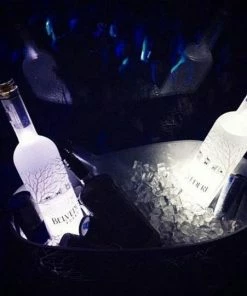 Goedkoopste ???? Mancave Supply LED Onderzetter - Bottle Light - Fles Licht - Glas Verlichting (2 Stuks) ????