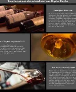 Korting ???? Crystal Purche Decanteer Karaf Wijn 1,4L – Wijn Accessoires – Wijnkaraffen – Decanteerkaraf - Black Friday Sale – Sinterklaas - Kerst Cadeautje - Kerstcadeau Voor Mannen/vrouwen ???? -Bourgogne Shop 550x541 6