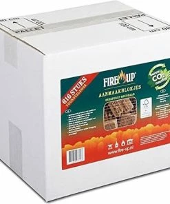 Begroting ???? Fire-Up Aanmaakblokjes Doos 616 Stuks - Milieu Vriendelijk - Co2 Neutraal ????