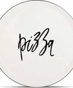 Flash-uitverkoop ???? Merk Pizzaborden 2 Delige Set - Diameter 31cm - Wit Porselein ???? -Bourgogne Shop 550x544 3