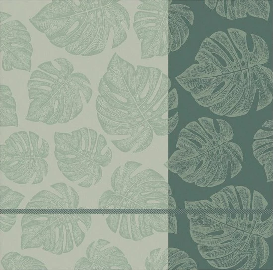Coupon ✔️ DDDDD Monstera - Theedoek - 60x65 Cm - Set Van 6 - Laurel ⭐ 2 Coupon ✔️ DDDDD Monstera - Theedoek - 60x65 Cm - Set Van 6 - Laurel ⭐ - Afbeelding 2