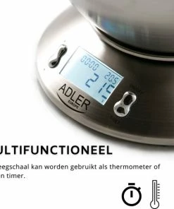 Korting ???? Adler Keukenweegschaal - Tot 5 Kg - Keukenweegschaal Digitaal - Met Kom ???? -Bourgogne Shop 550x547 2