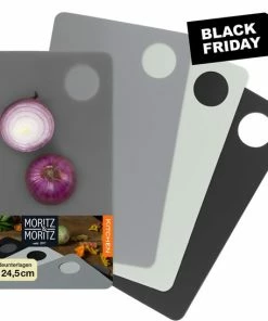 Coupon ⌛ Moritz Moritz Moritz & Moritz - Snijplank - Flexibel Kunststof - 4 Stuks - 25 X 14,5cm ????