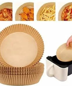 Beste deal ⭐ Mariv® Airfryer Bakpapier 100 Stuks - Airfryer Accessoires - Bakpapier Airfryer - Airfryer Bakjes - Wegwerpbakjes Airfryer - 16 Cm - Bakpapier ⭐ -Bourgogne Shop 550x547 4