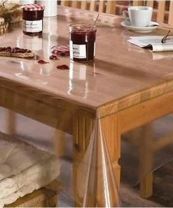 Uitgang ⭐ Merkloos Transparant Tafelzeil - 140 X 250 Cm - PVC ????