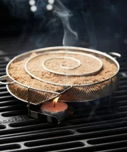 Beste deal ✔️ Barbecook - Smokerbox - Rookgenerator - Rookdoos - Koud Roken BBQ/Barbeque - Cold Smoke - Spiraal - RVS - Ø 17 Cm ???? -Bourgogne Shop 550x549 12
