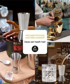 Nieuw ⌛ Bar Essentials® Jigger Set (15-30ml, 20-40ml, 25-50ml) - Drankmaatje - Barmaatje - Cocktailmaatje ✨ 6 Nieuw ⌛ Bar Essentials® Jigger Set (15-30ml, 20-40ml, 25-50ml) - Drankmaatje - Barmaatje - Cocktailmaatje ✨ -Bourgogne Shop 550x549 27